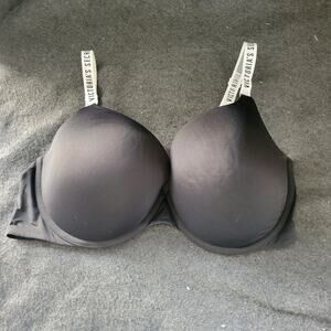 Victorias Secret 38DDTshirt Pushup Full Coverage Bra Black White